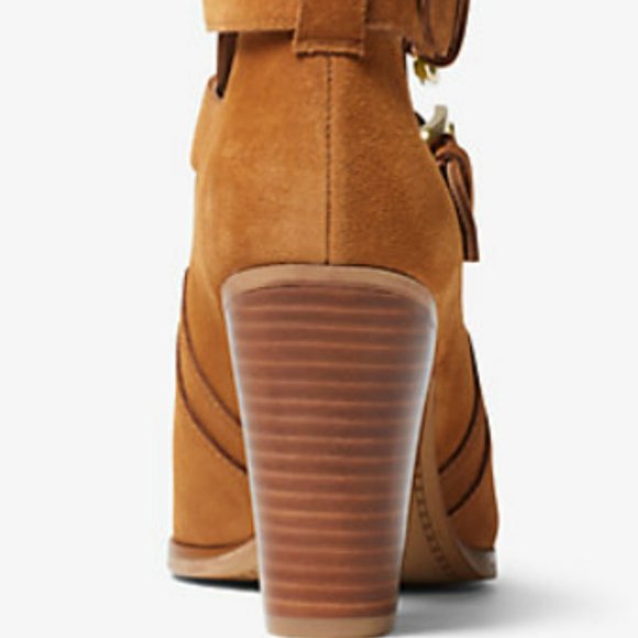 Michael Kors Walden Suede Booties sz 10 NEW in Box - Picture 2 of 2